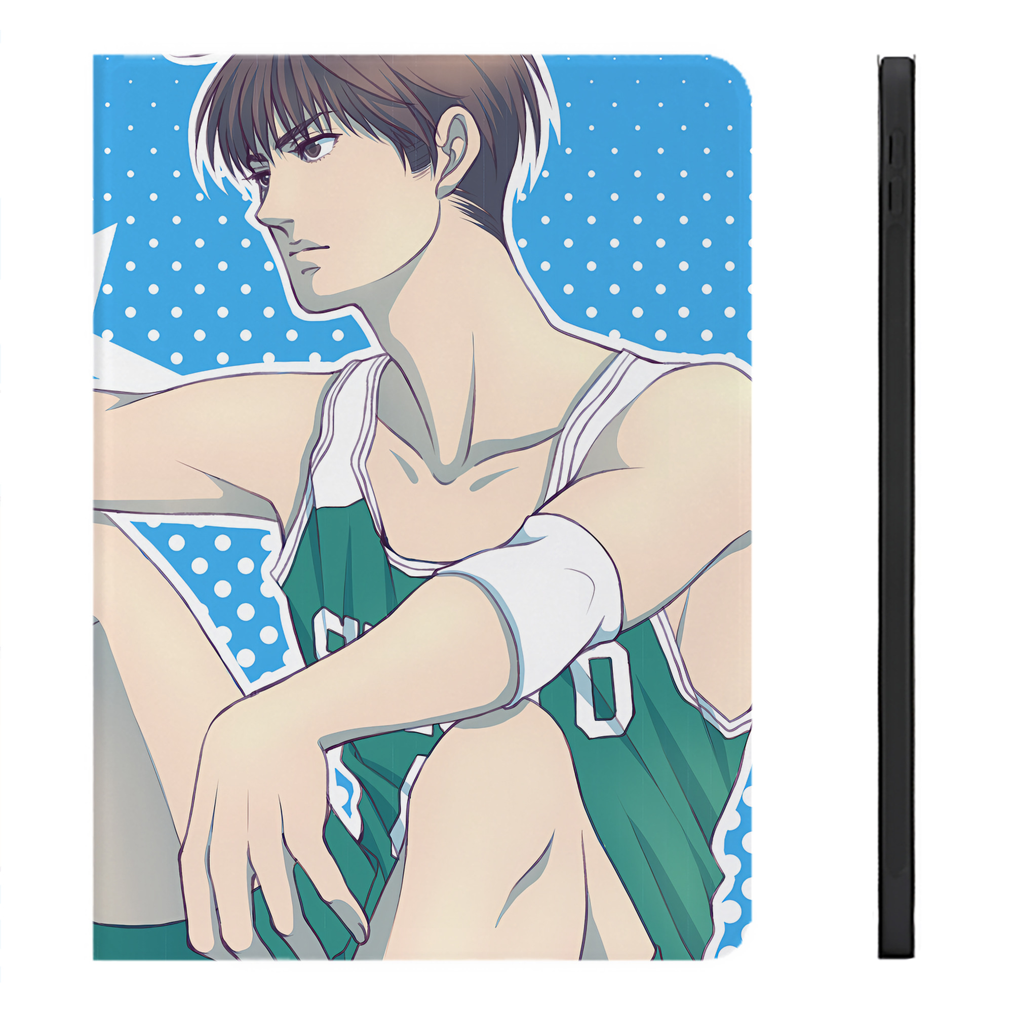 （画像用） SLAM DUNK／スラムダンク IPadケース ペンホルダー付き ブックスタイルデザイン